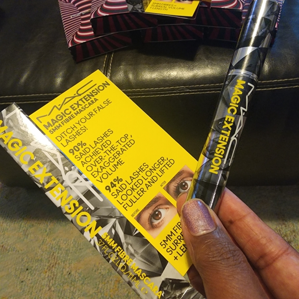 MAC Magic Extender DUO Set 2 pack Full Size 5mm Extender Black Mask NWT